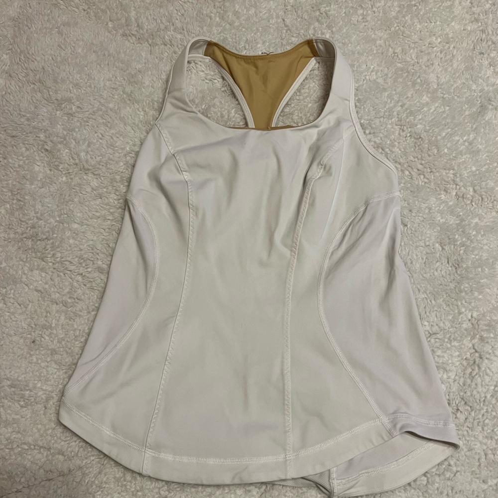 Selling white lululemon tank top